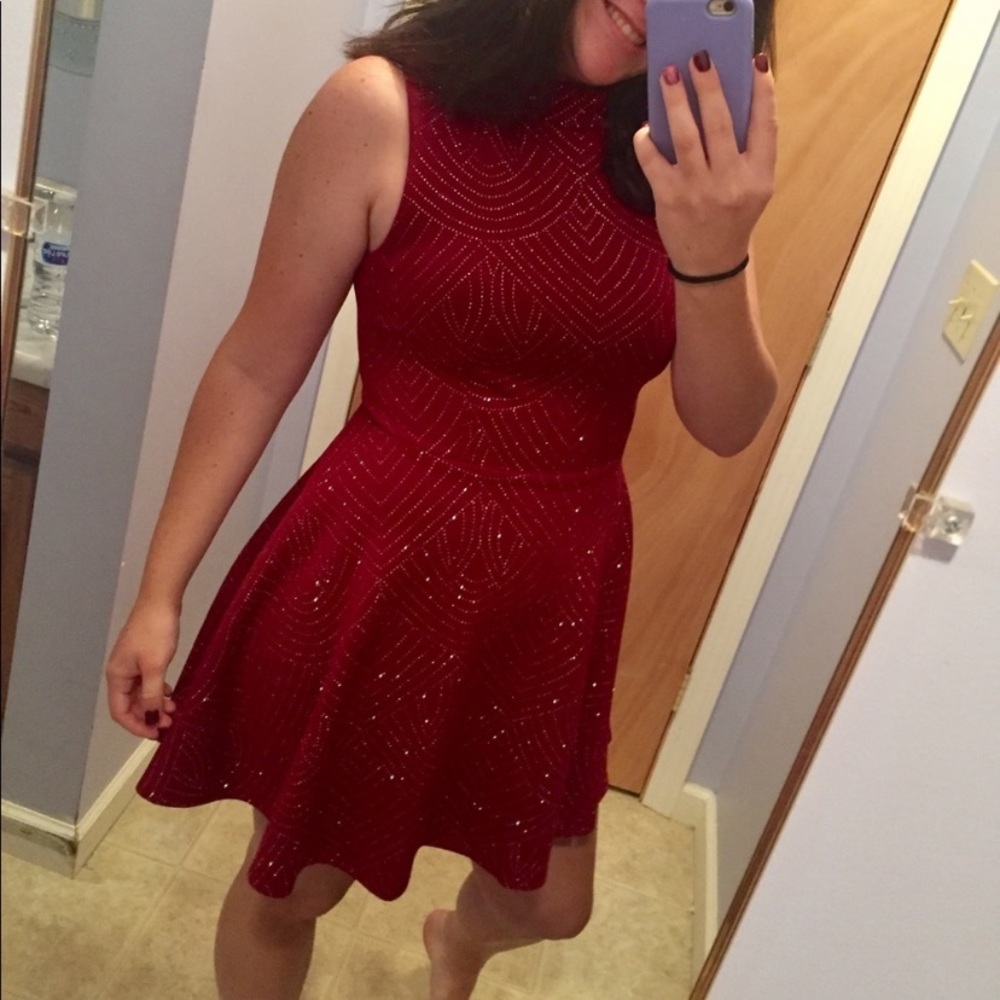 Red dress